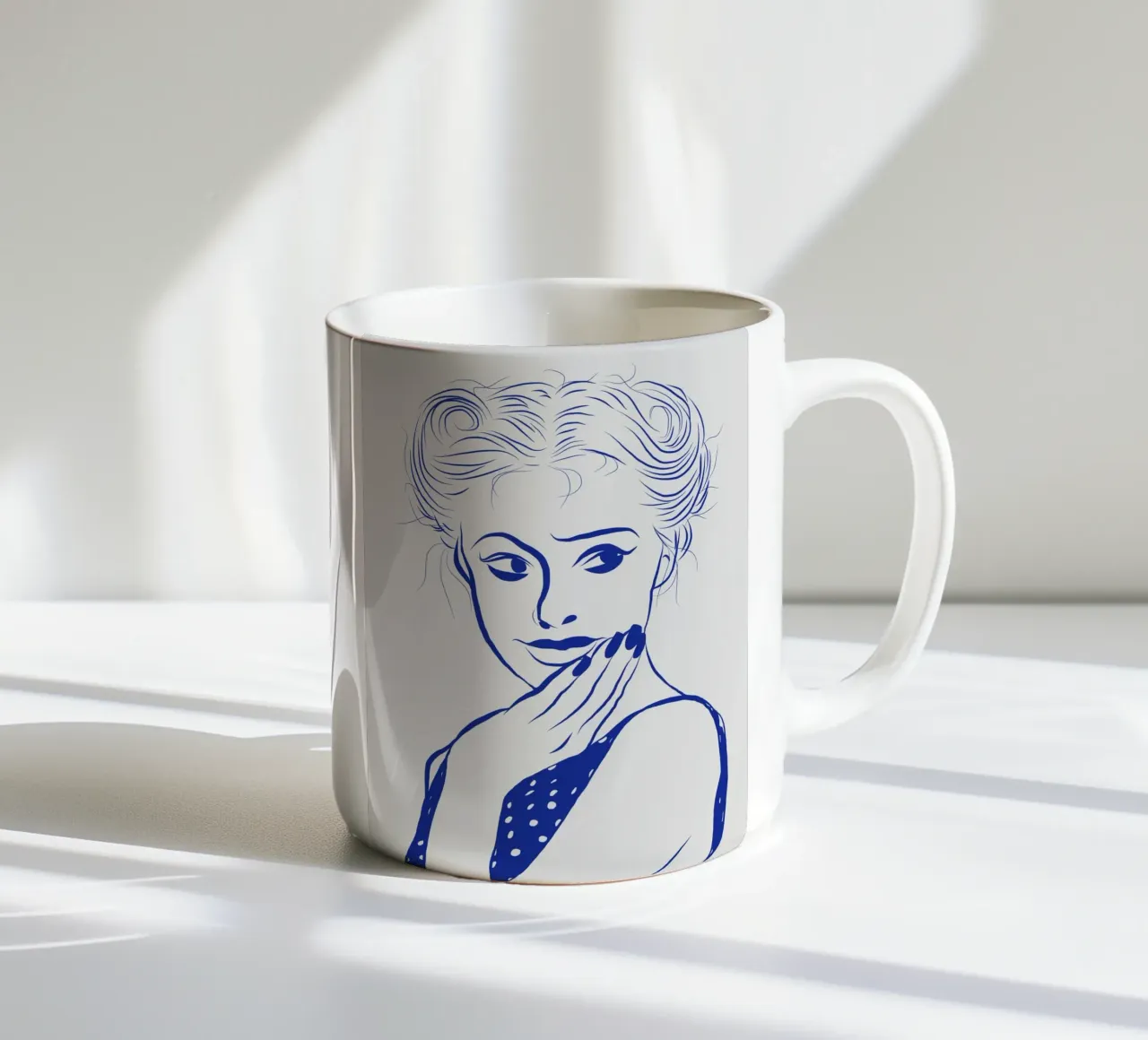 Insomnio 01 taza de cerámica de Little Dean