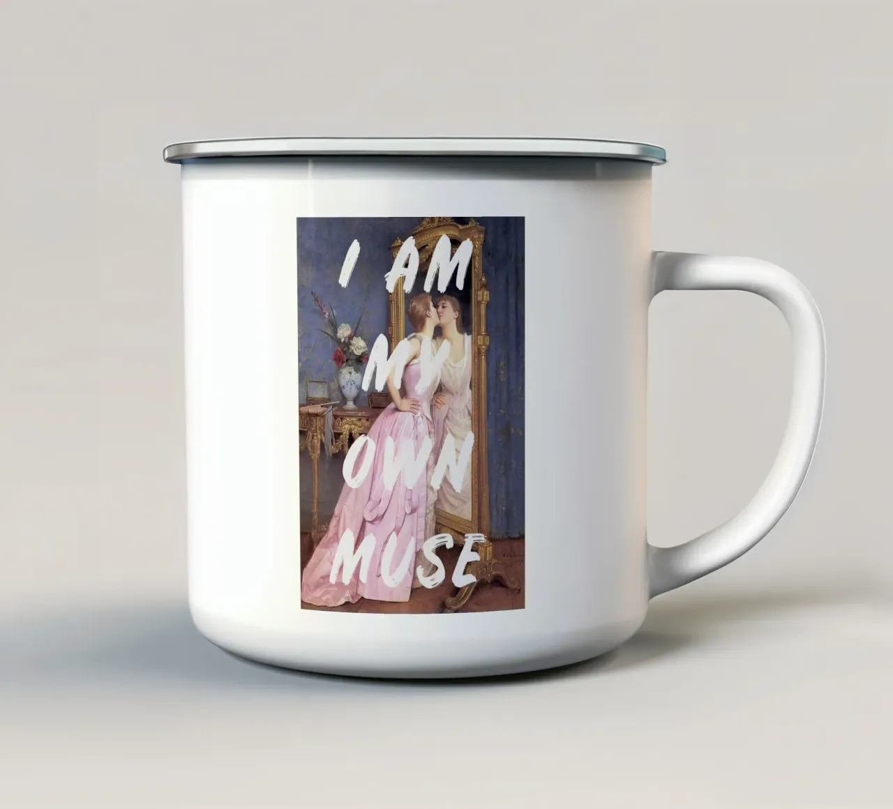 I am my own muse tazza in smalto da GraceDigitalArtCo