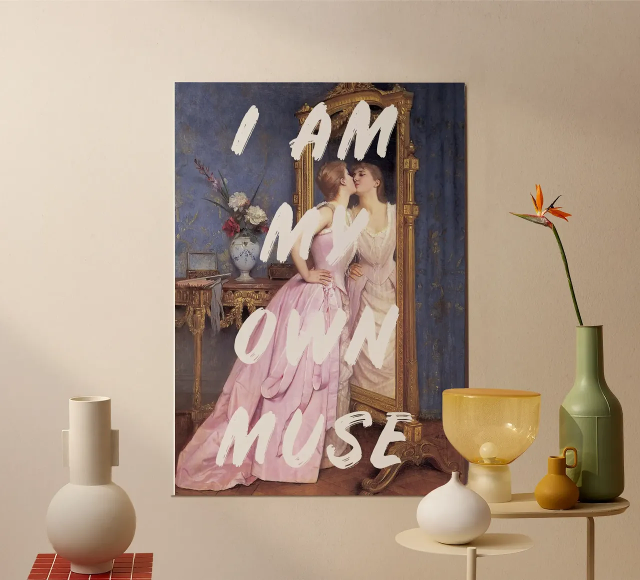 I am my own muse alluminio dibond da GraceDigitalArtCo