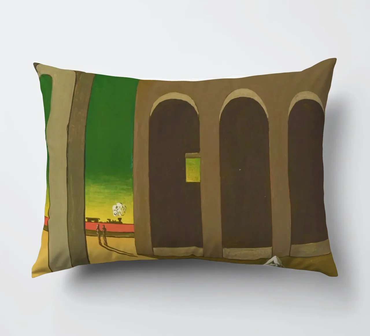 Piazza d’Italia by Giorgio de Chirico cuscino da Classic Art Prints