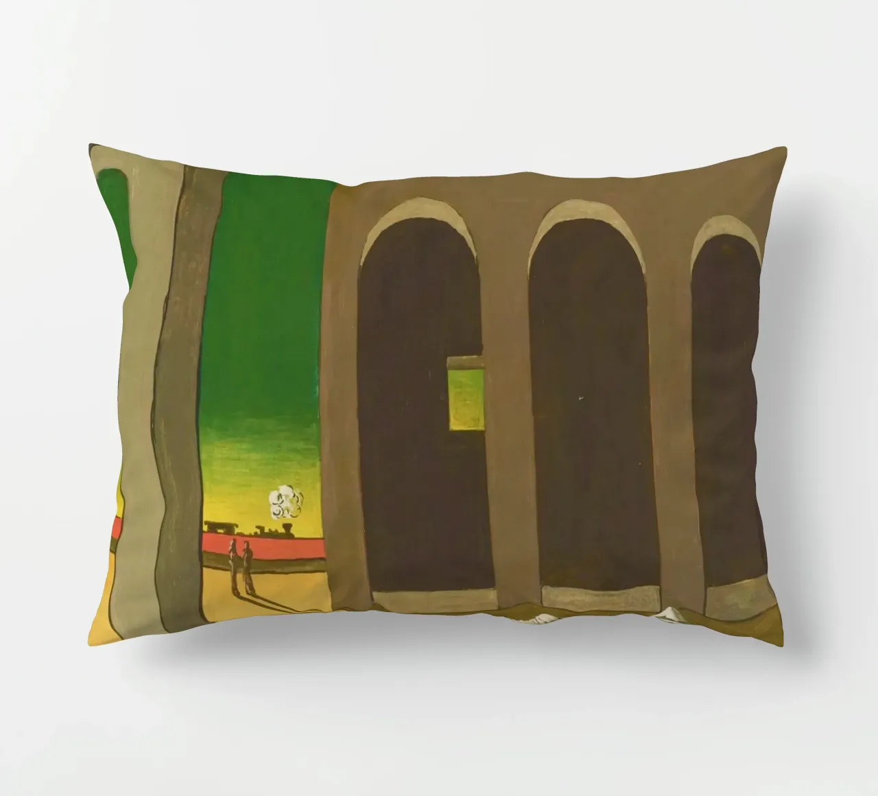Piazza d’Italia by Giorgio de Chirico cuscino da Classic Art Prints