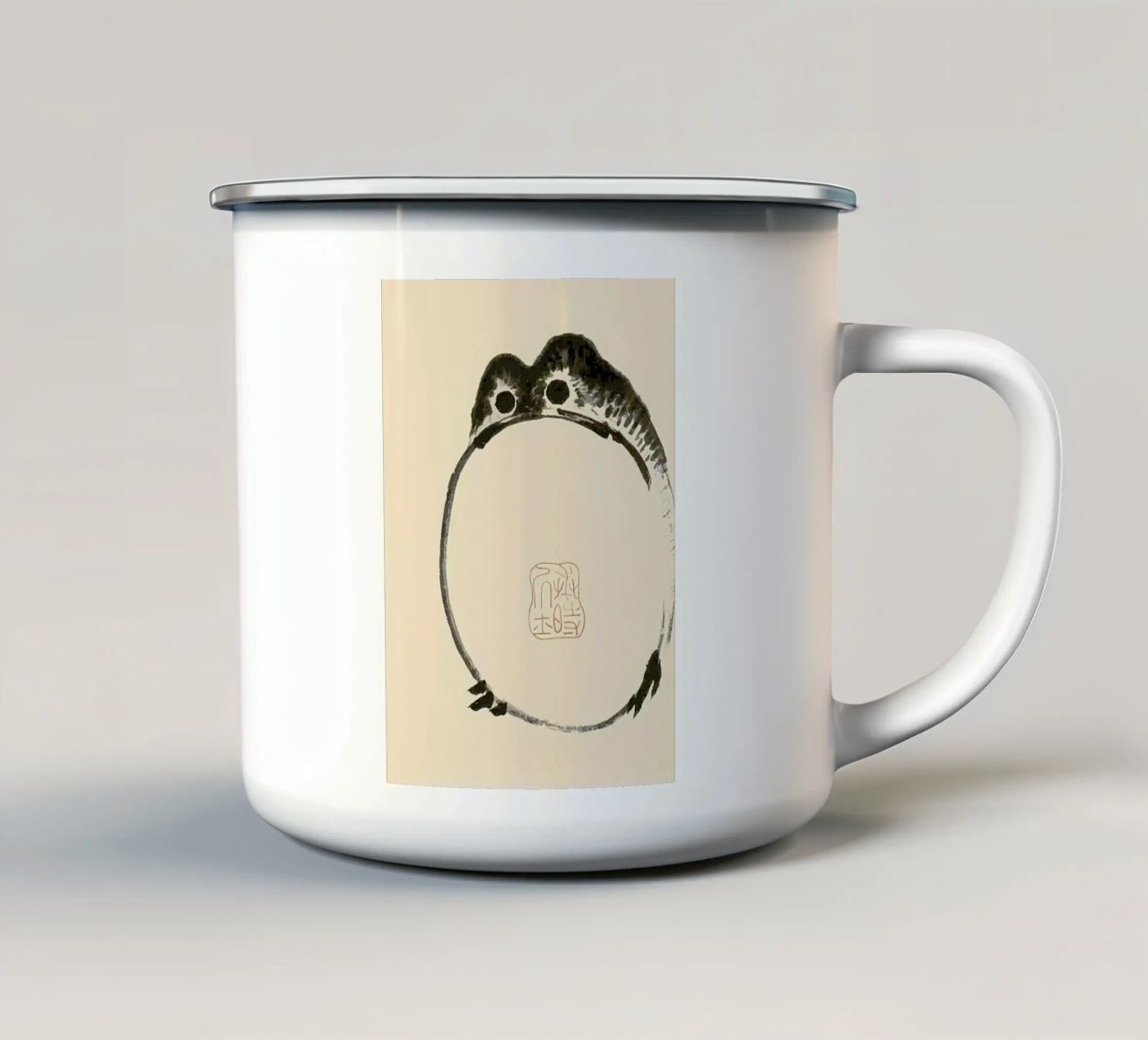 Rana tazza in smalto da vanessa shop