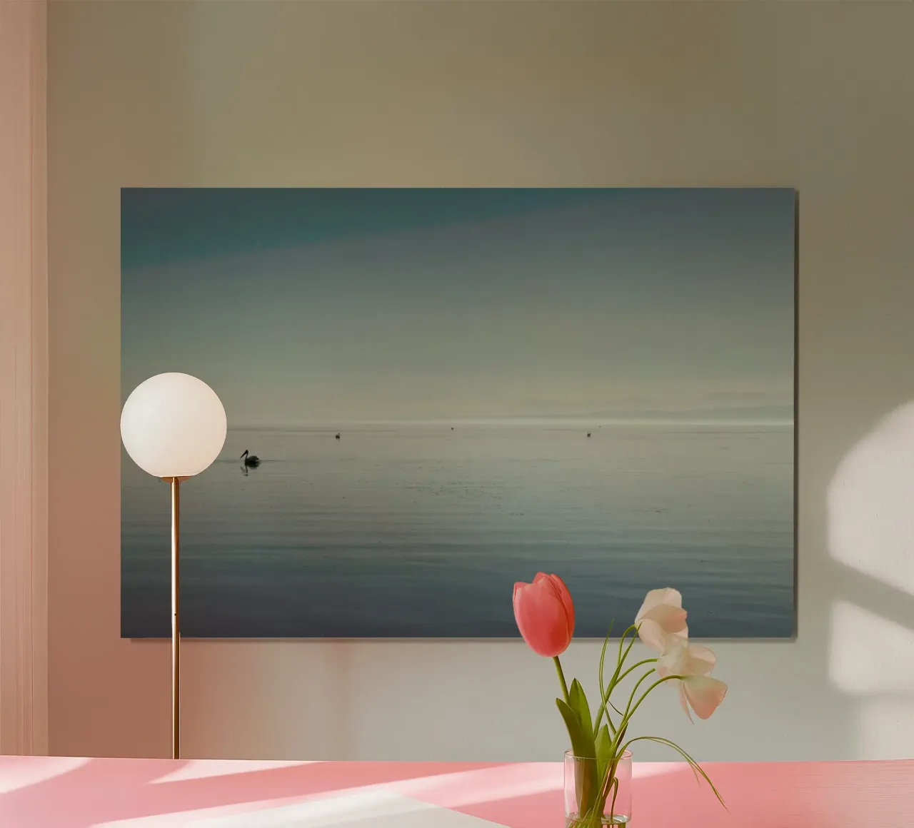The Salton Sea poster avec cadre en aluminium de Marc Gruninger