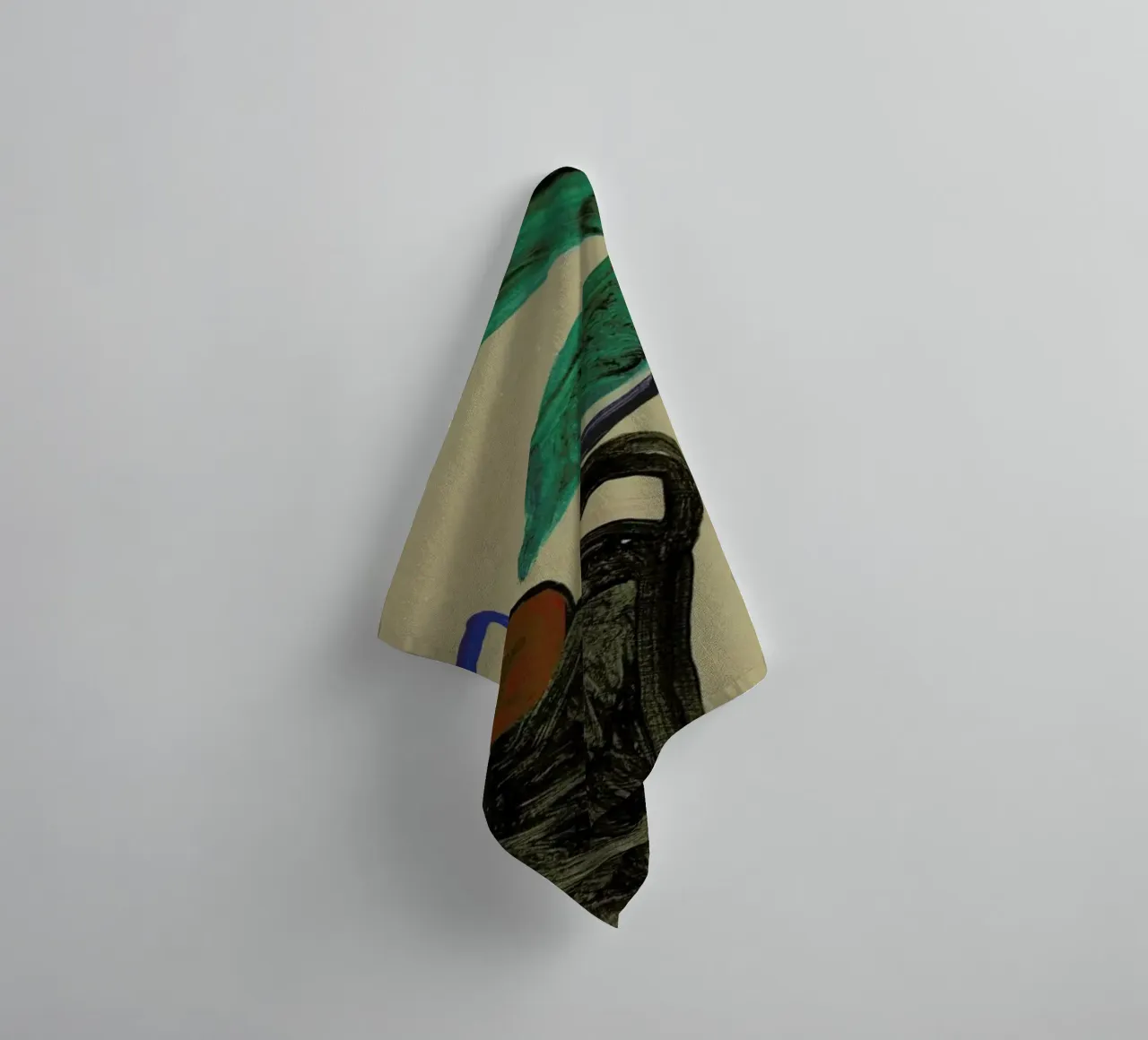 Three Vessels towel by Sonia Brittain
