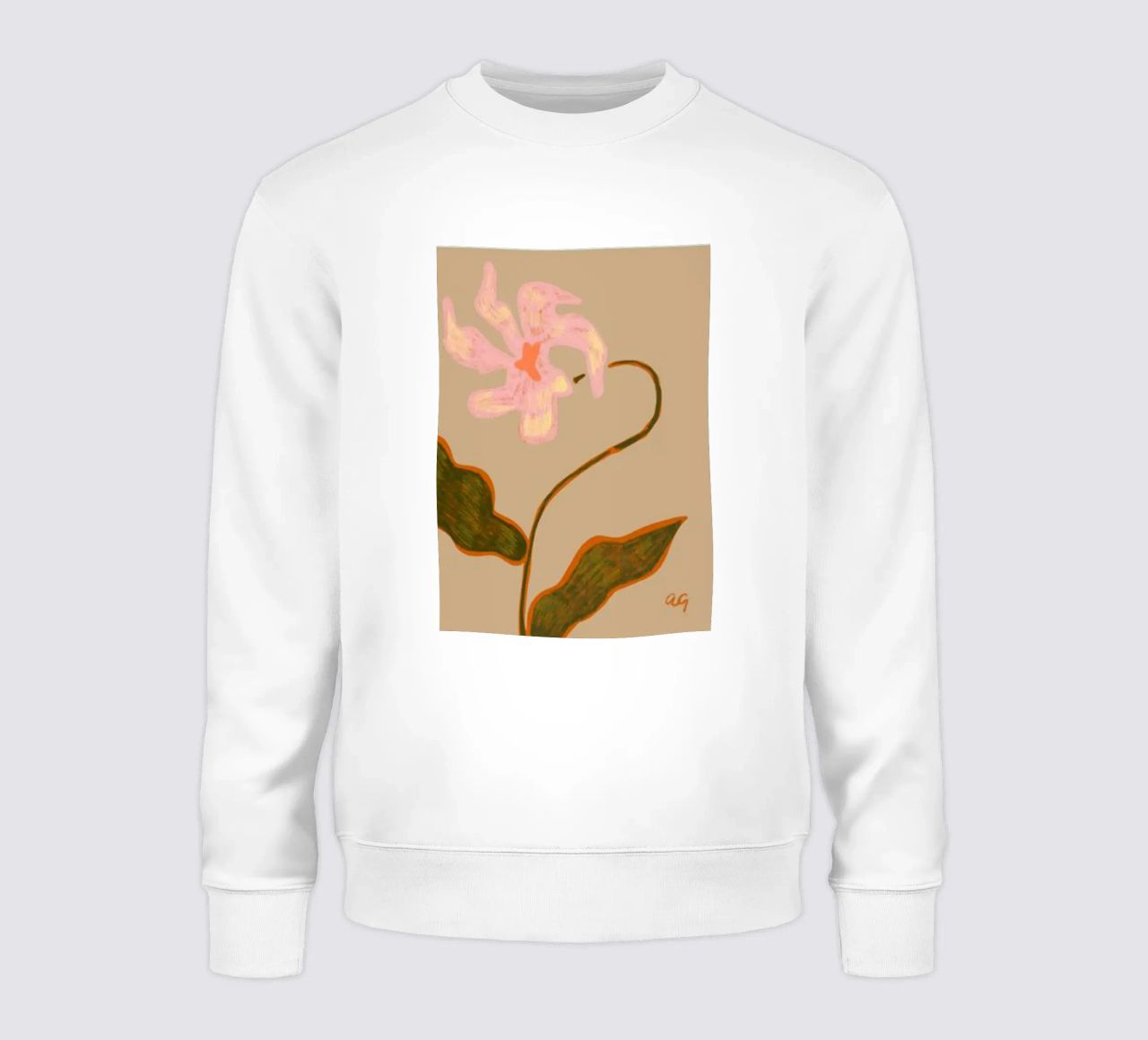 fiore decorativo composizione semplice arty guava felpa da kopok first