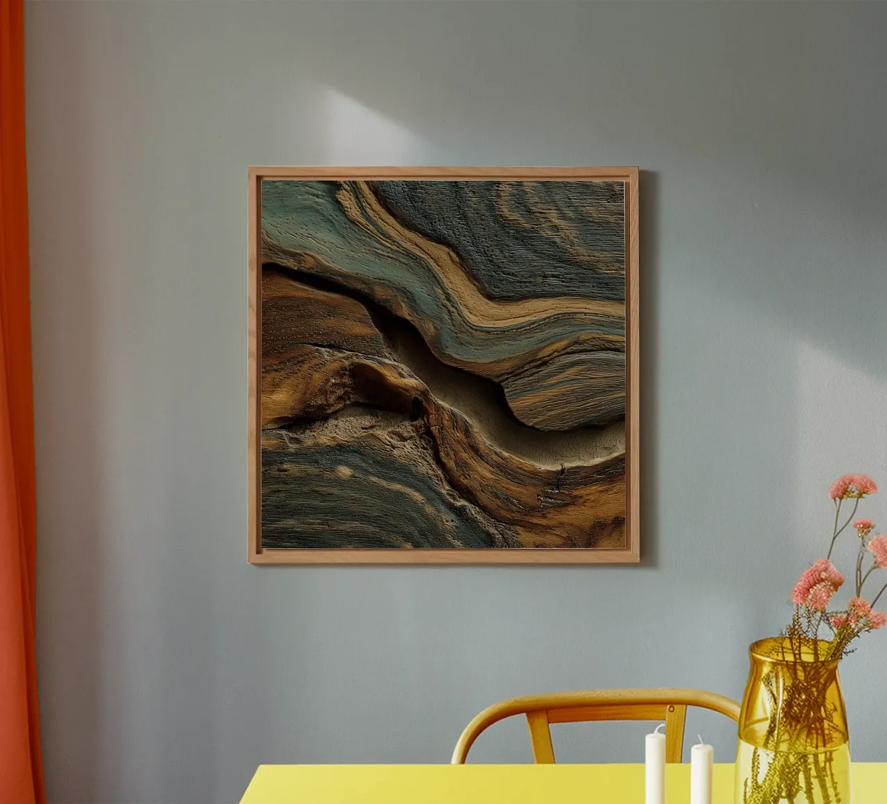 Raw Wood Wave alu-dibond by Little Things