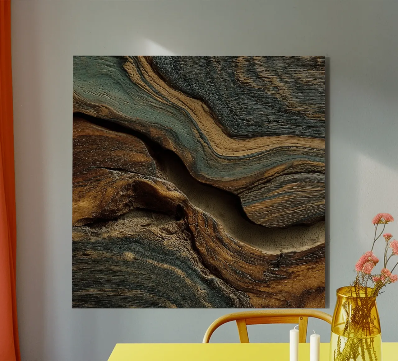 Raw Wood Wave alu-dibond by Little Things