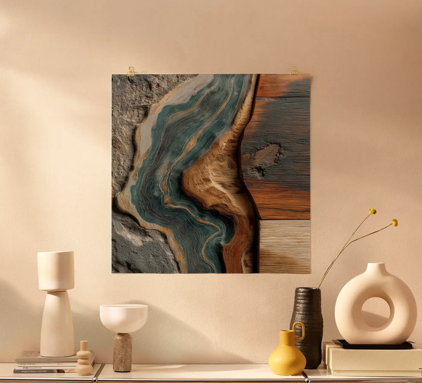 Legno blu poster da Little Things