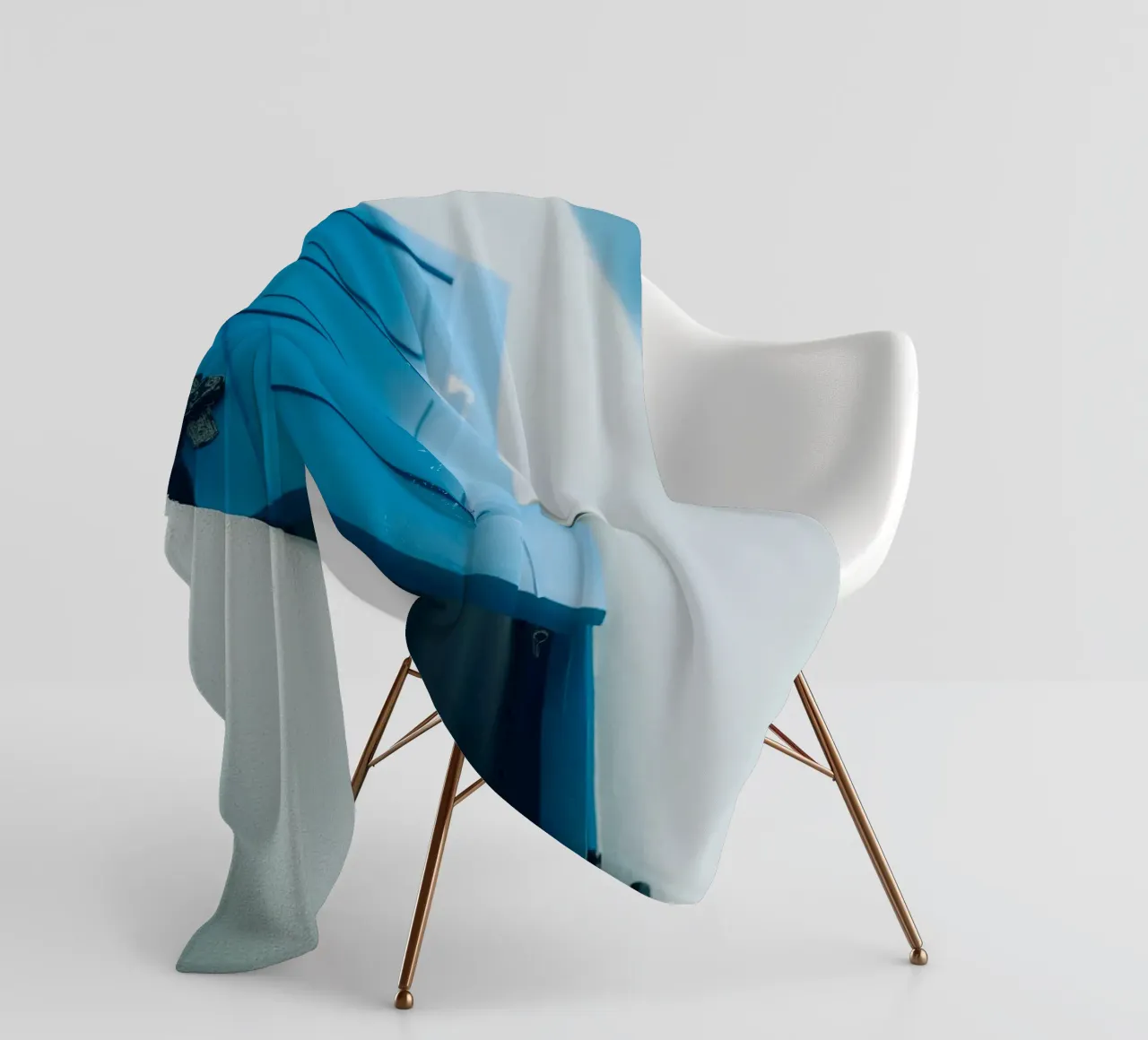 Blue Shutter Mediterranean Window coperta in pile da Thilo Grøsch