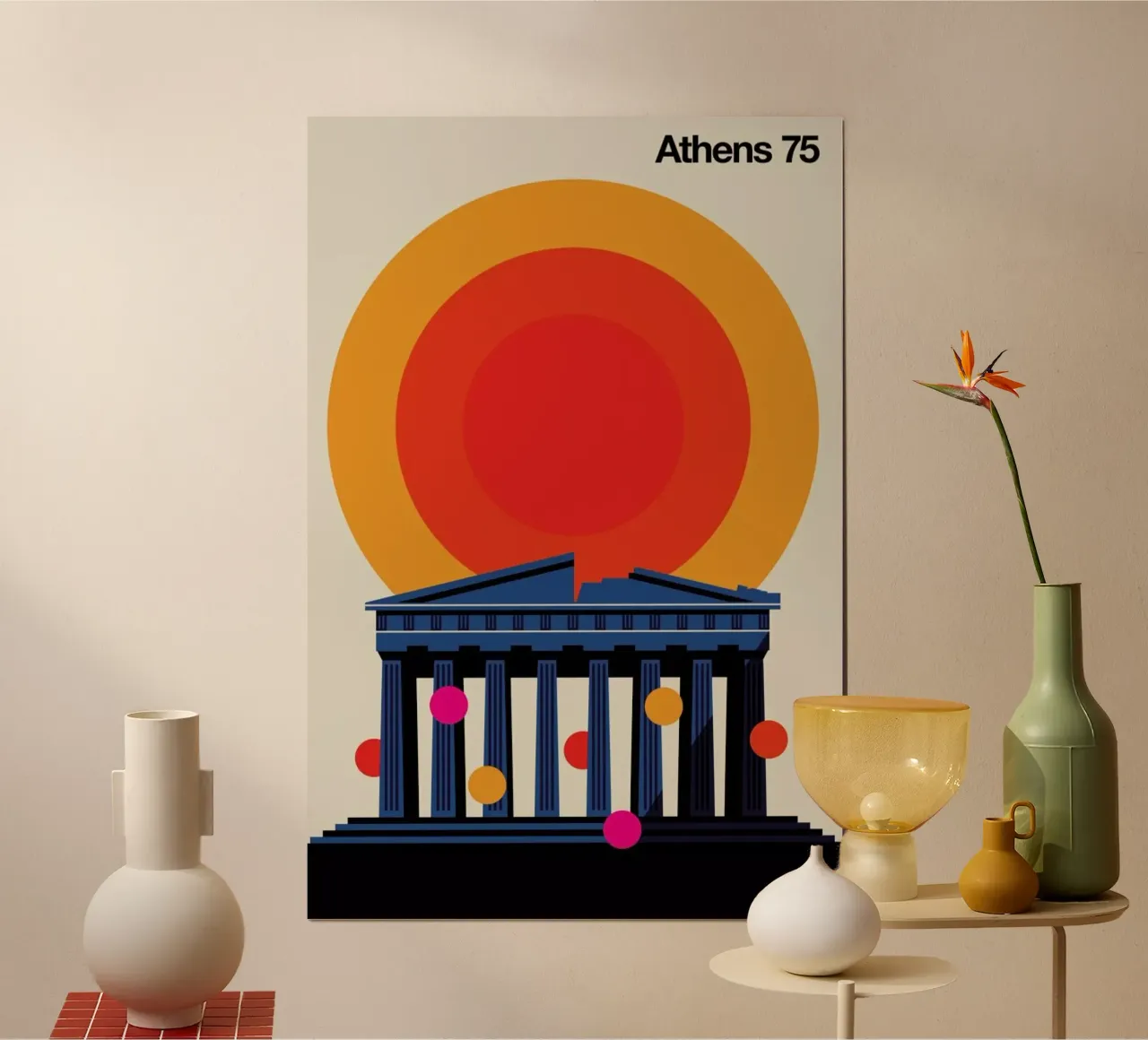 Atene 75 poster da Bo Lundberg
