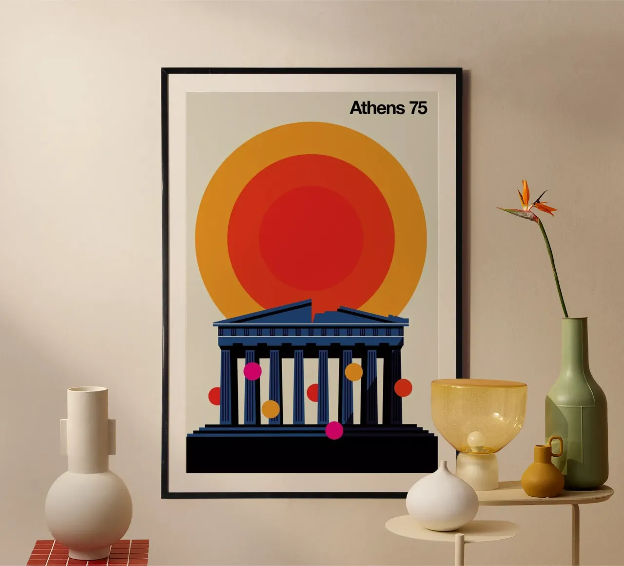 Atene 75 poster da Bo Lundberg