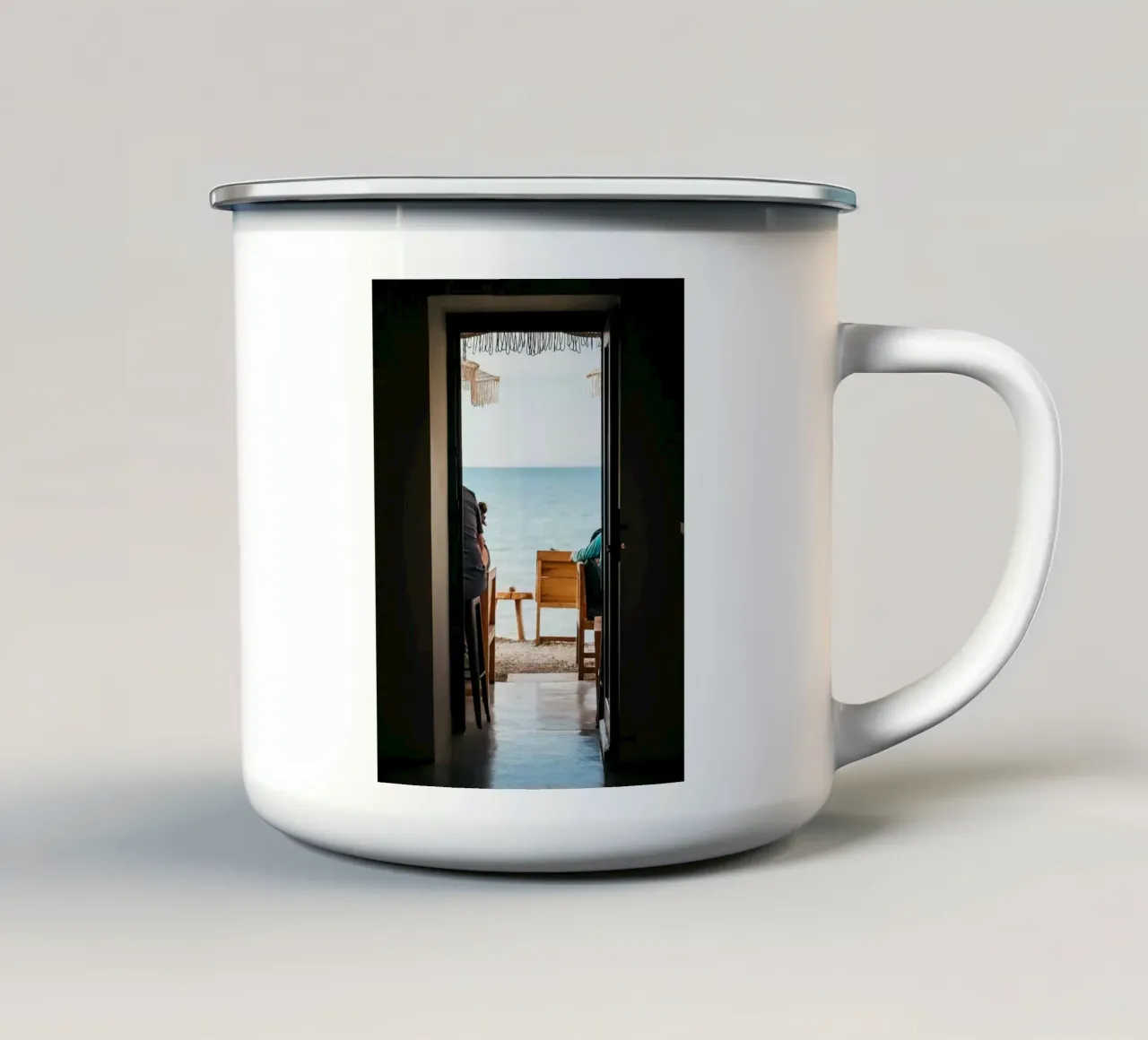La porta del paradiso tazza in smalto da Thilo Grøsch