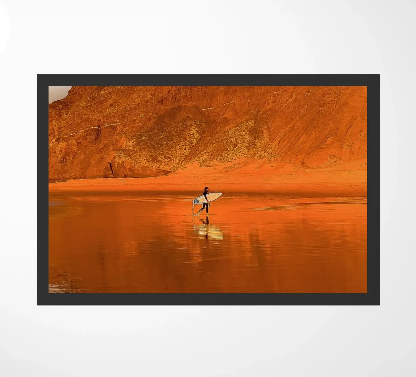 Surf Reflections doormat by Thilo Grøsch