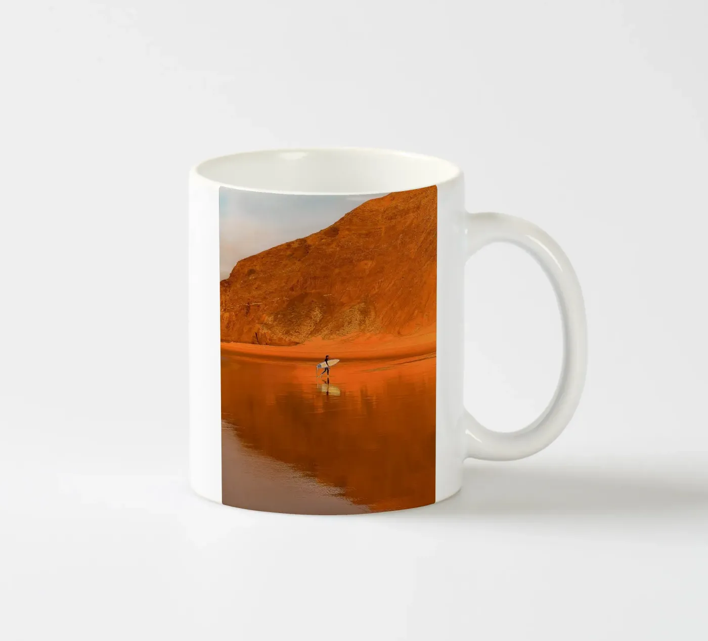 Surf Reflections ceramic mug by Thilo Grøsch