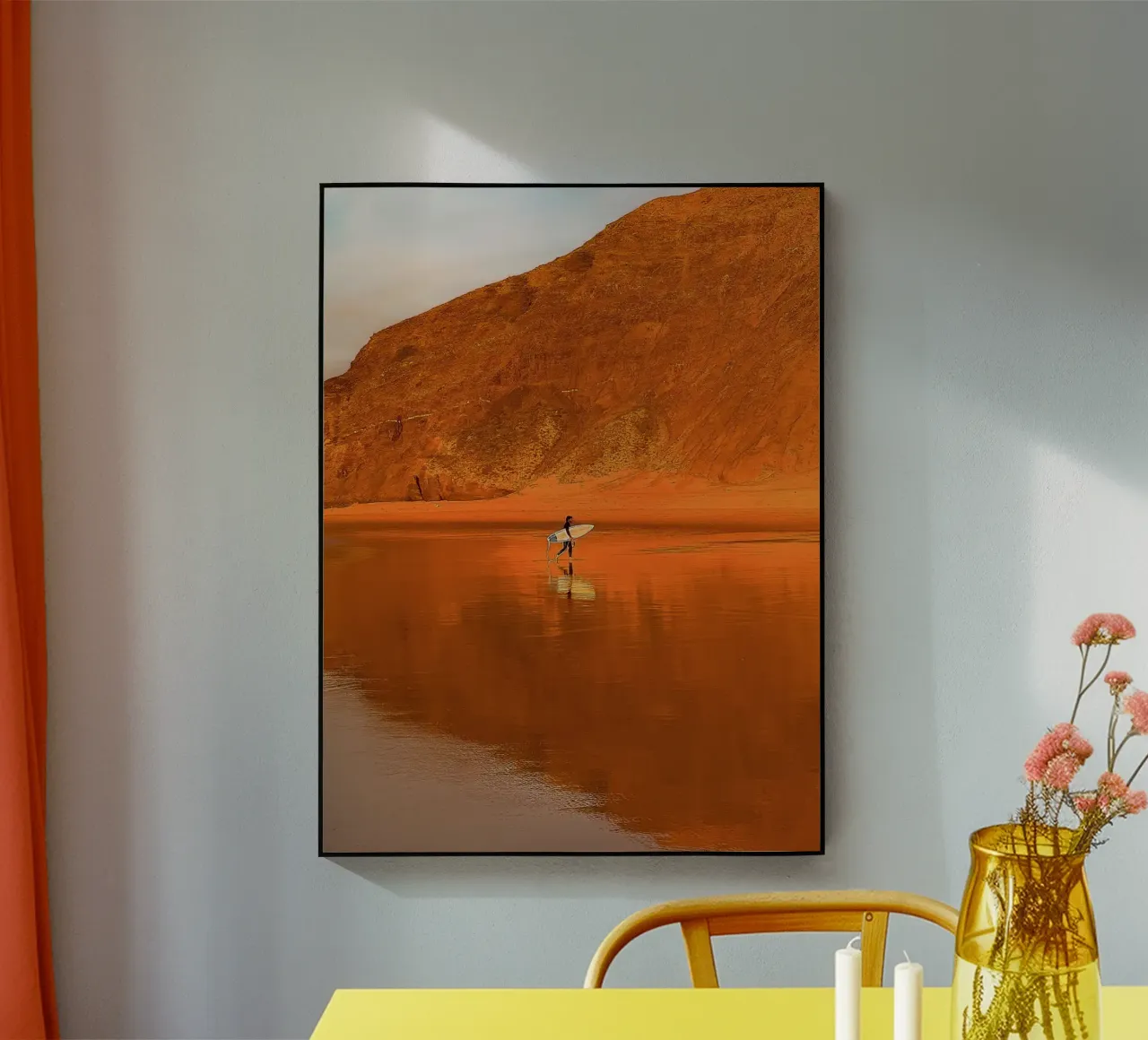 Surf Reflections acryl van Thilo Grøsch