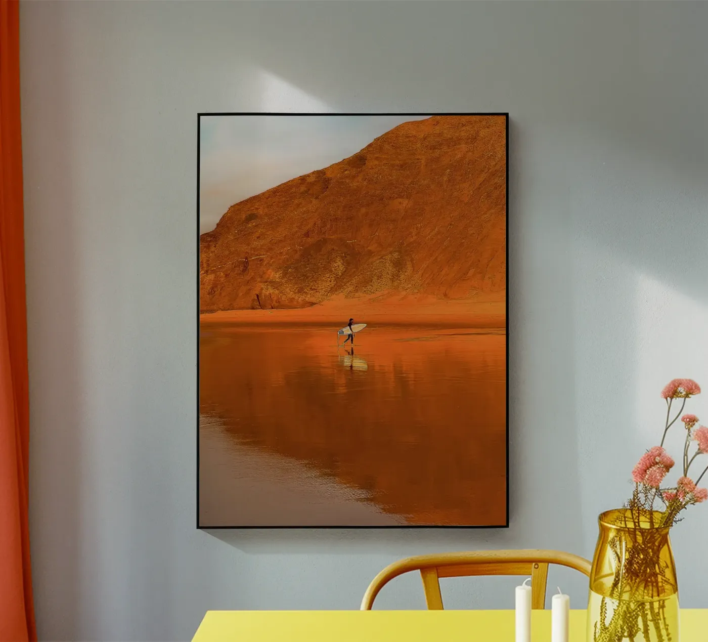 Surf Reflections acryl van Thilo Grøsch