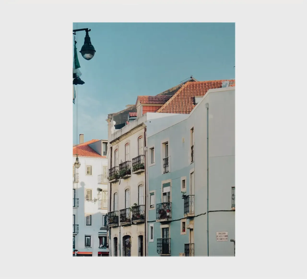 Street Citiscape in Lisbon notebook by KISSA STUDIO