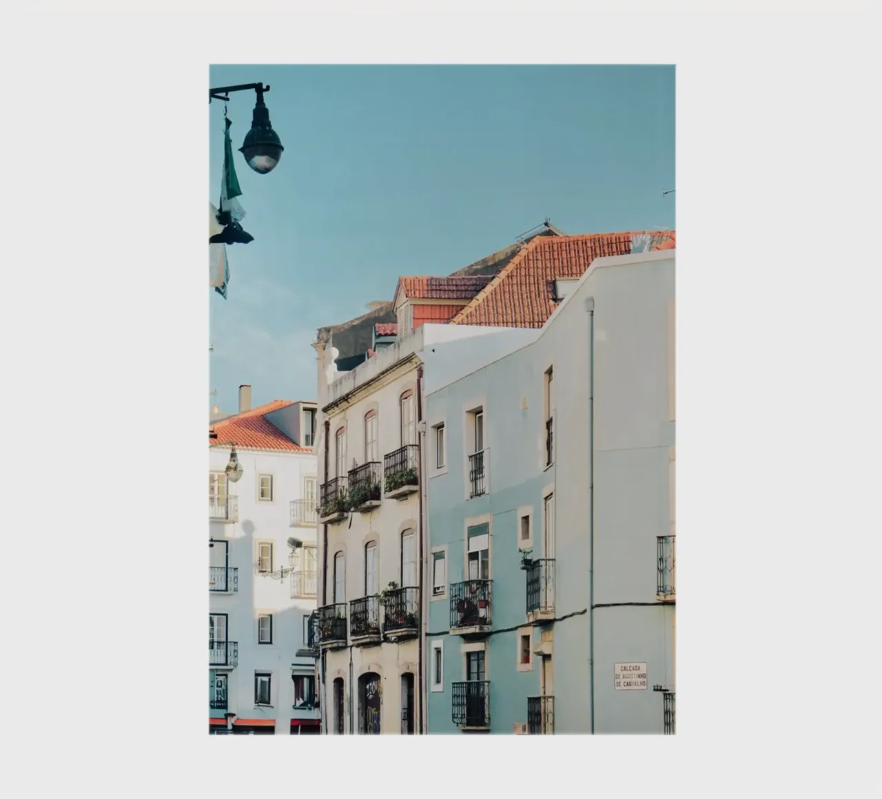 Street Citiscape in Lisbon notebook by KISSA STUDIO