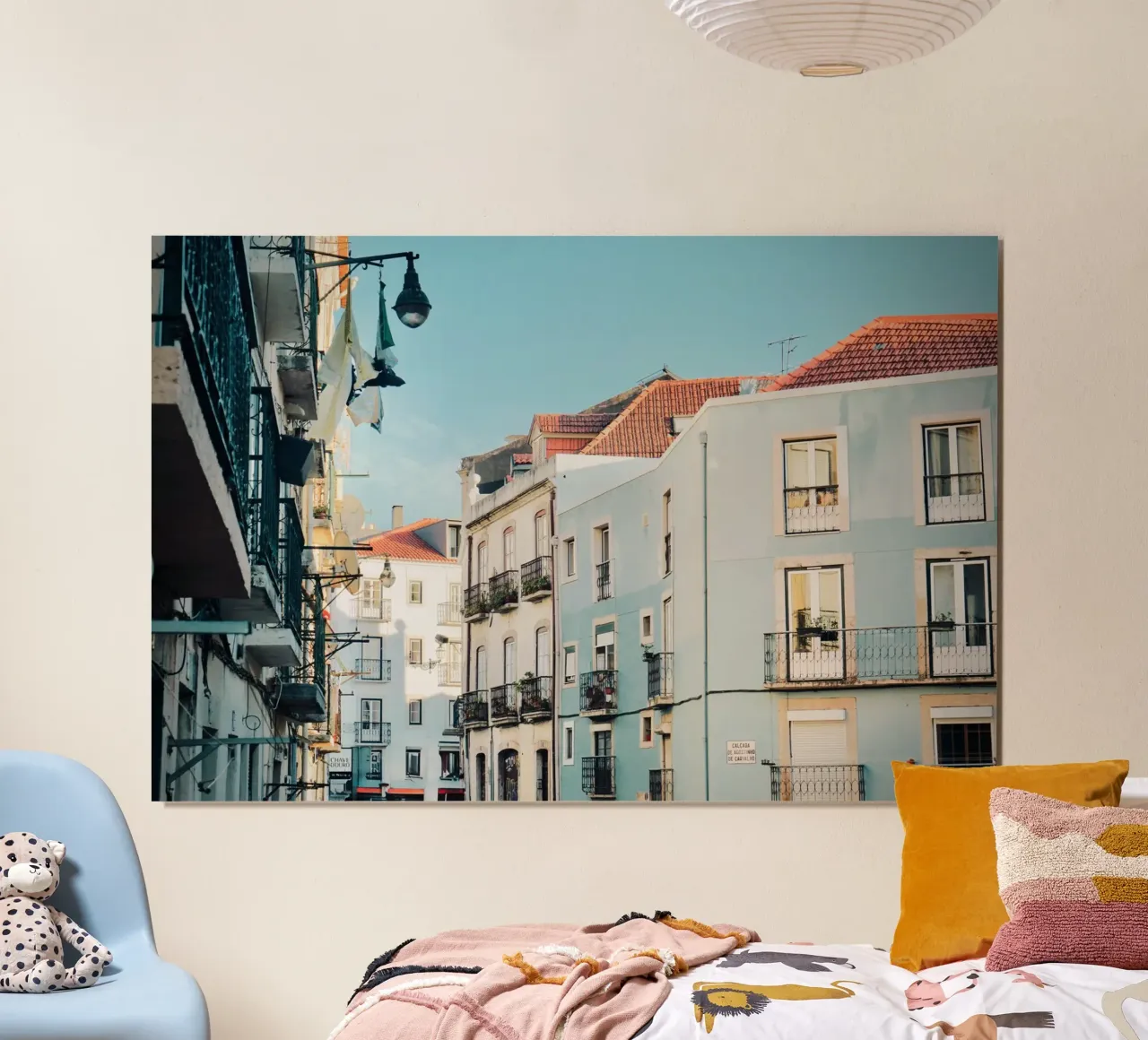 Street Citiscape in Lisbon hahnemühle by KISSA STUDIO