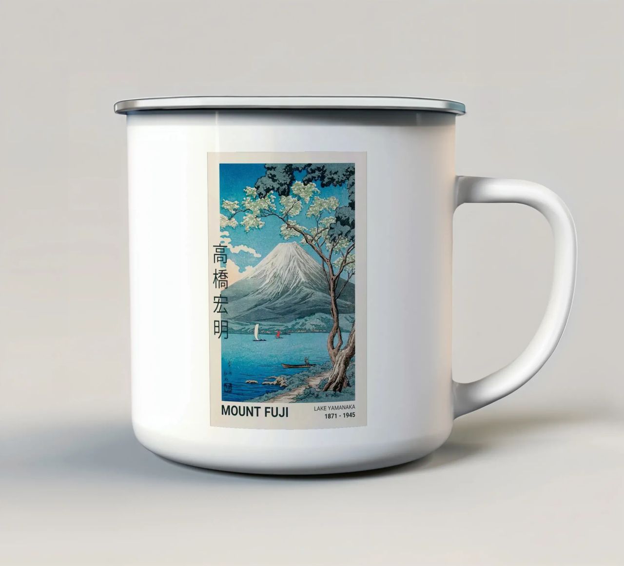 Monte Fuji tazza in smalto da weimann shop