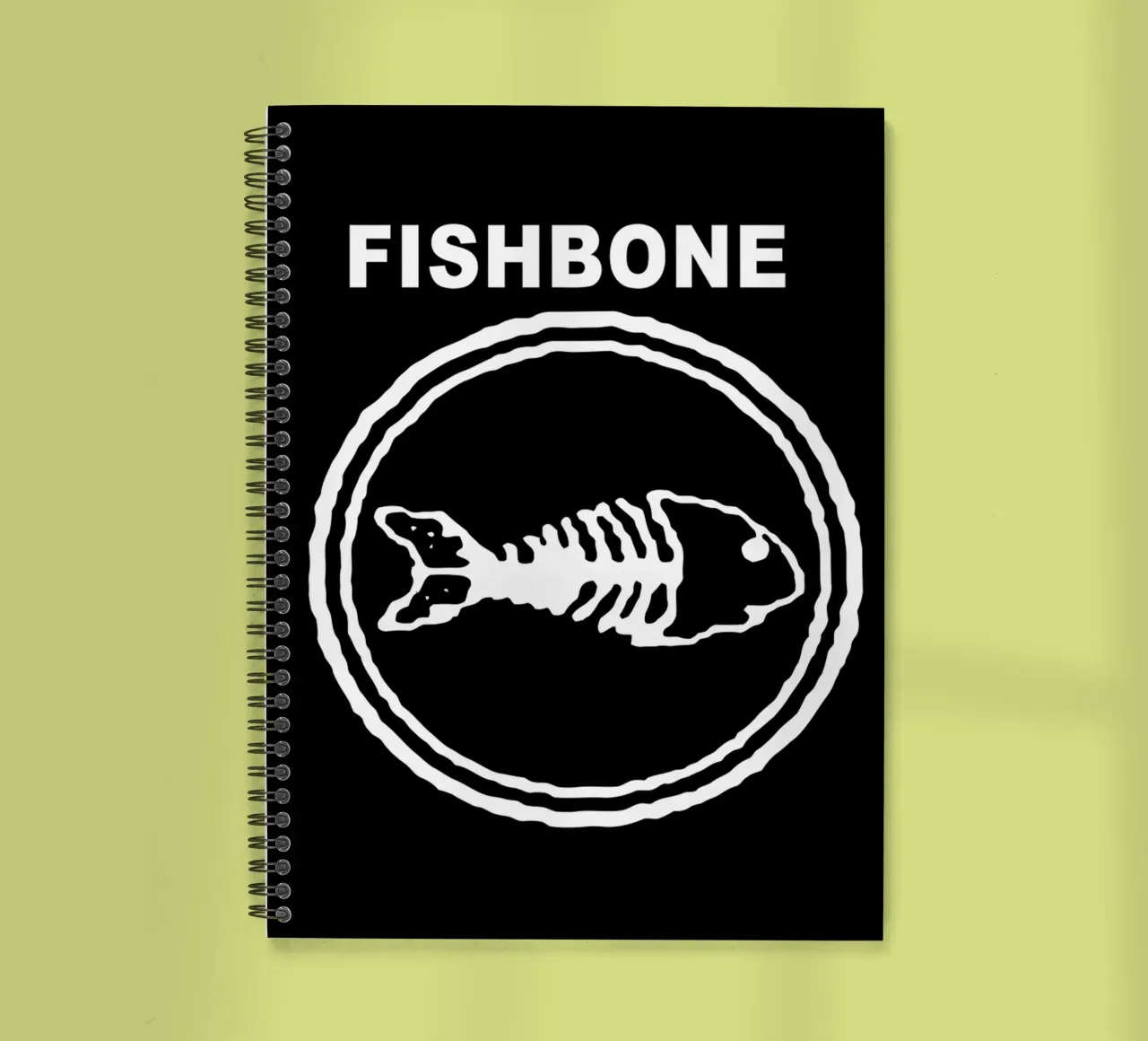 Fishbone spiral notebook by lauren shop