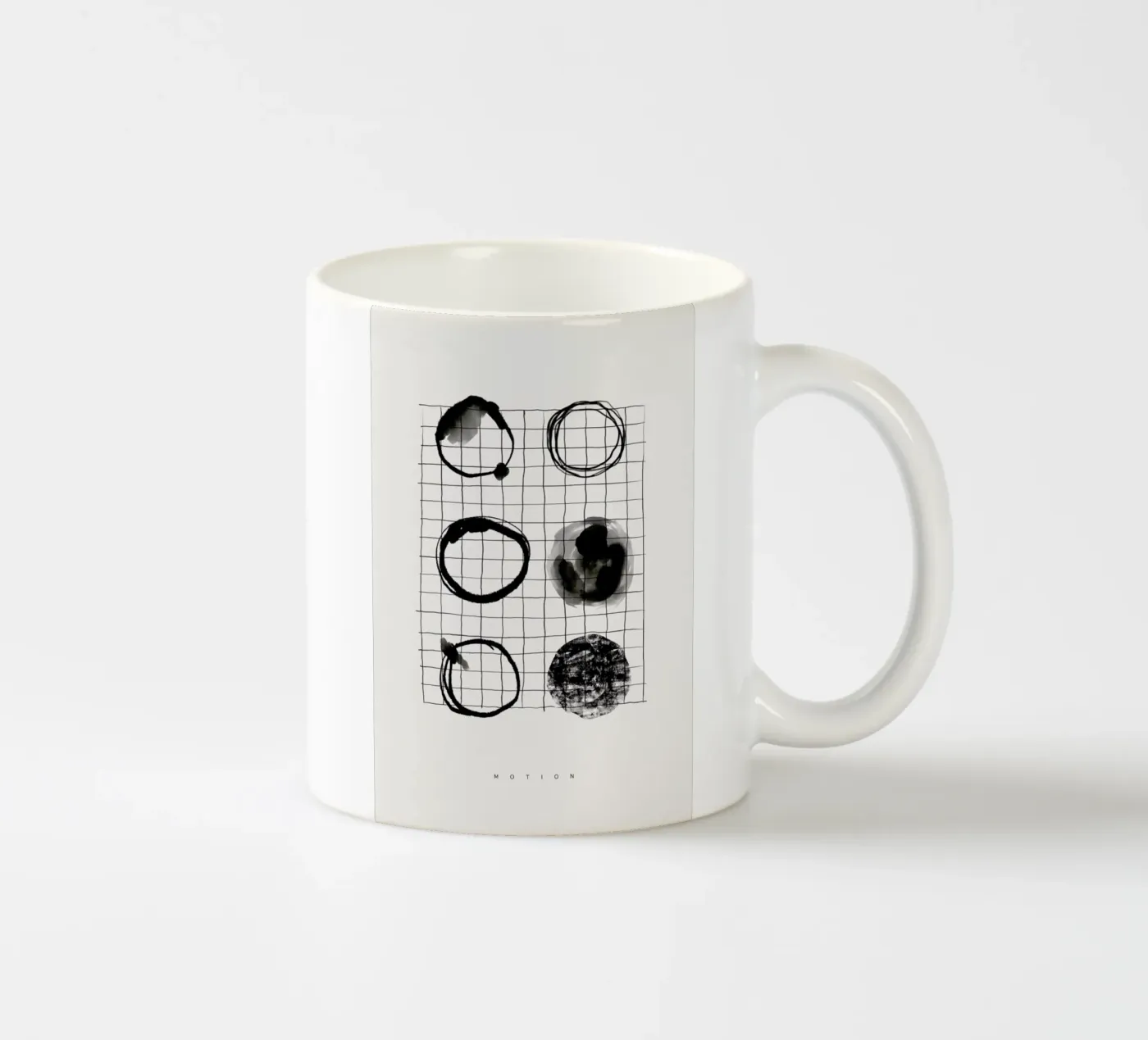 Motion 2 ceramic mug by Graphite