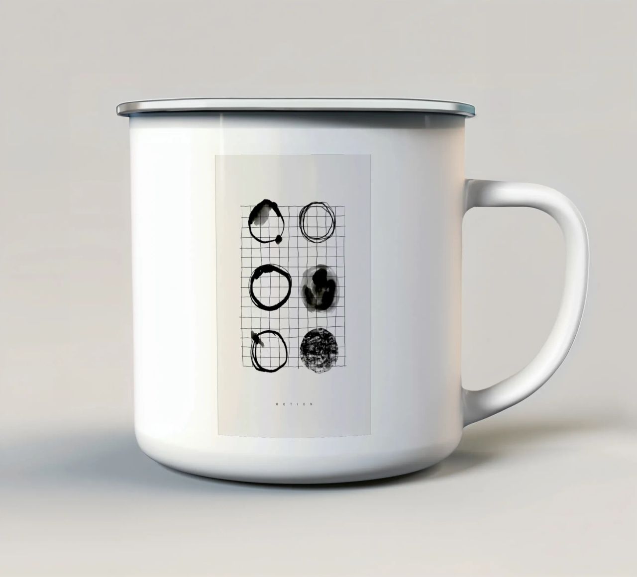 Motion 2 tazza in smalto da Graphite
