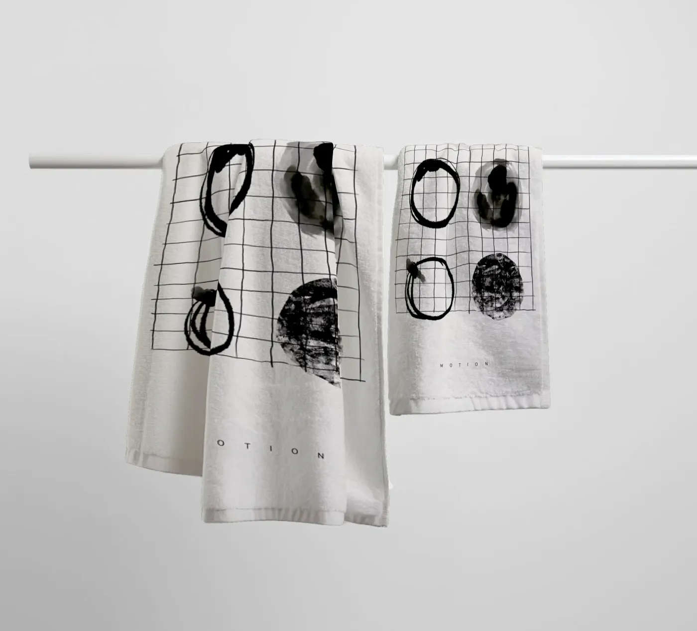 Motion 2 badhanddoek van Graphite
