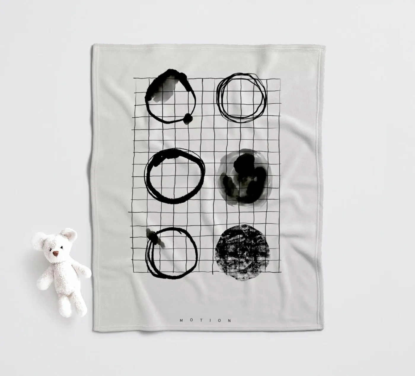 Motion 2 fleecedeken van Graphite