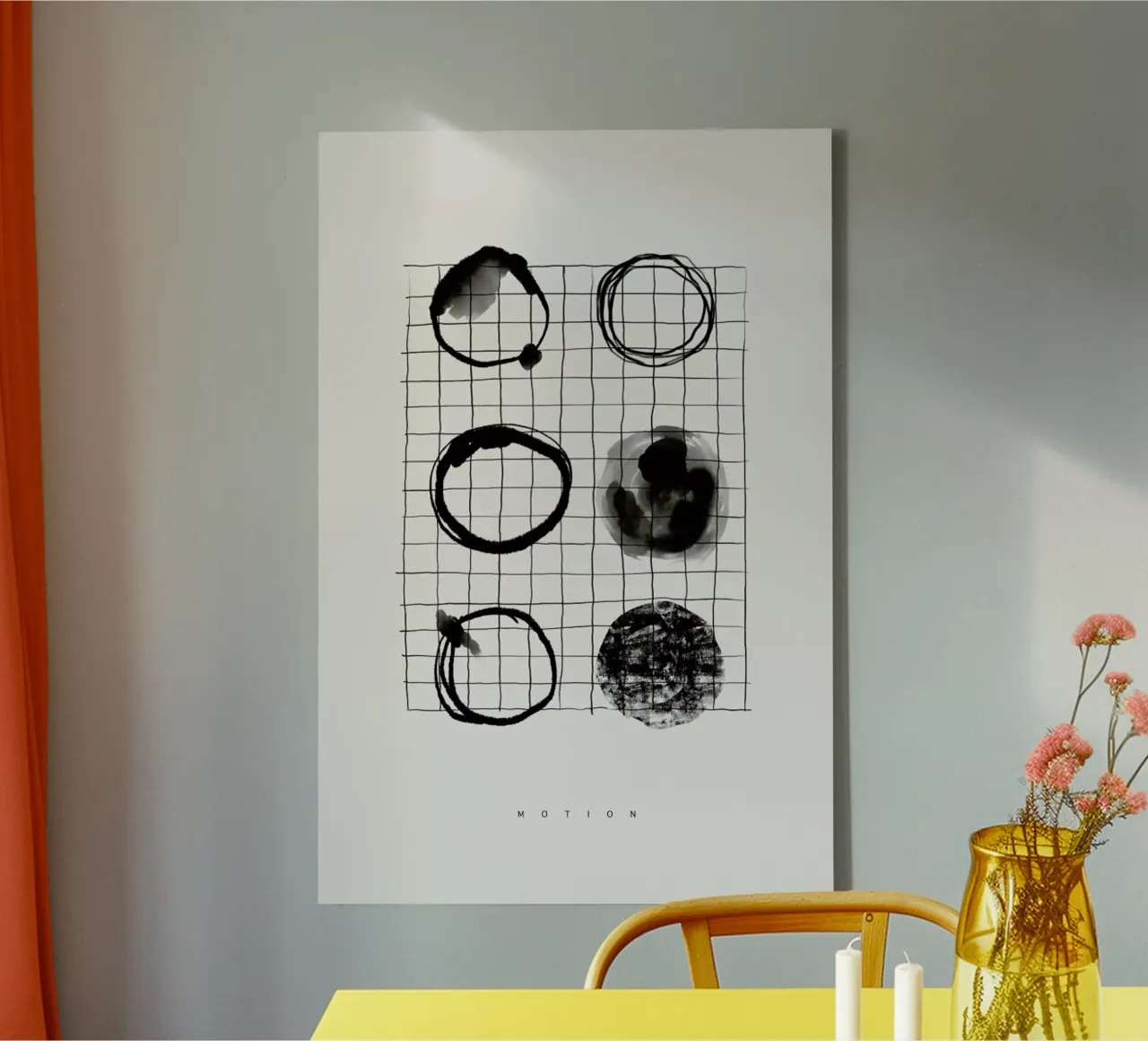 Motion 2 canvas van Graphite