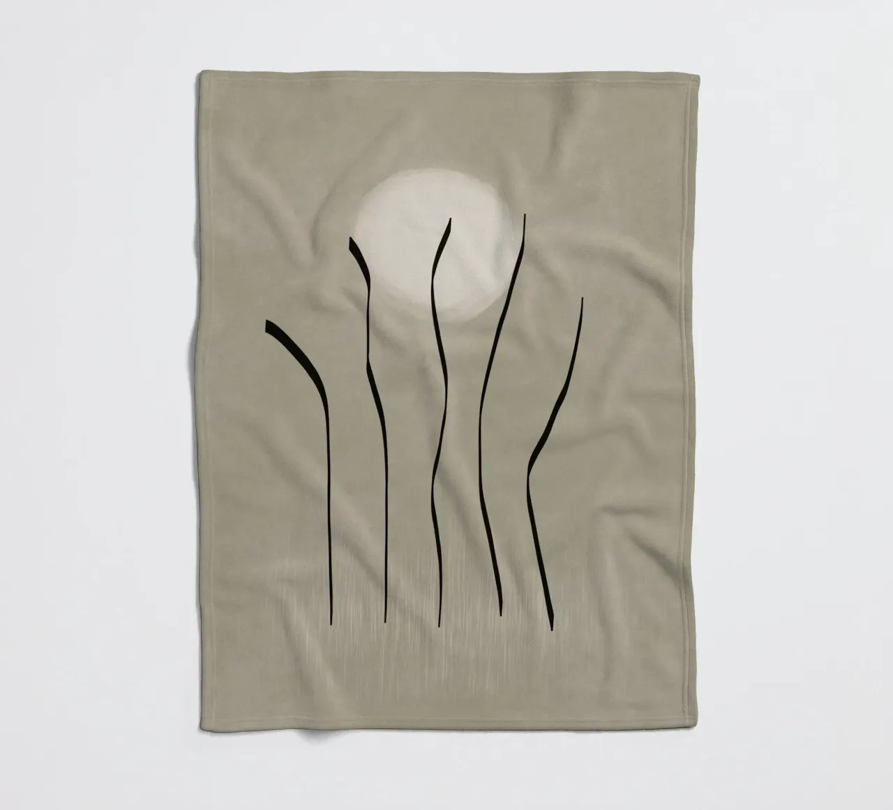 Dancing in the moonlight in brown coperta in pile da Imaginative