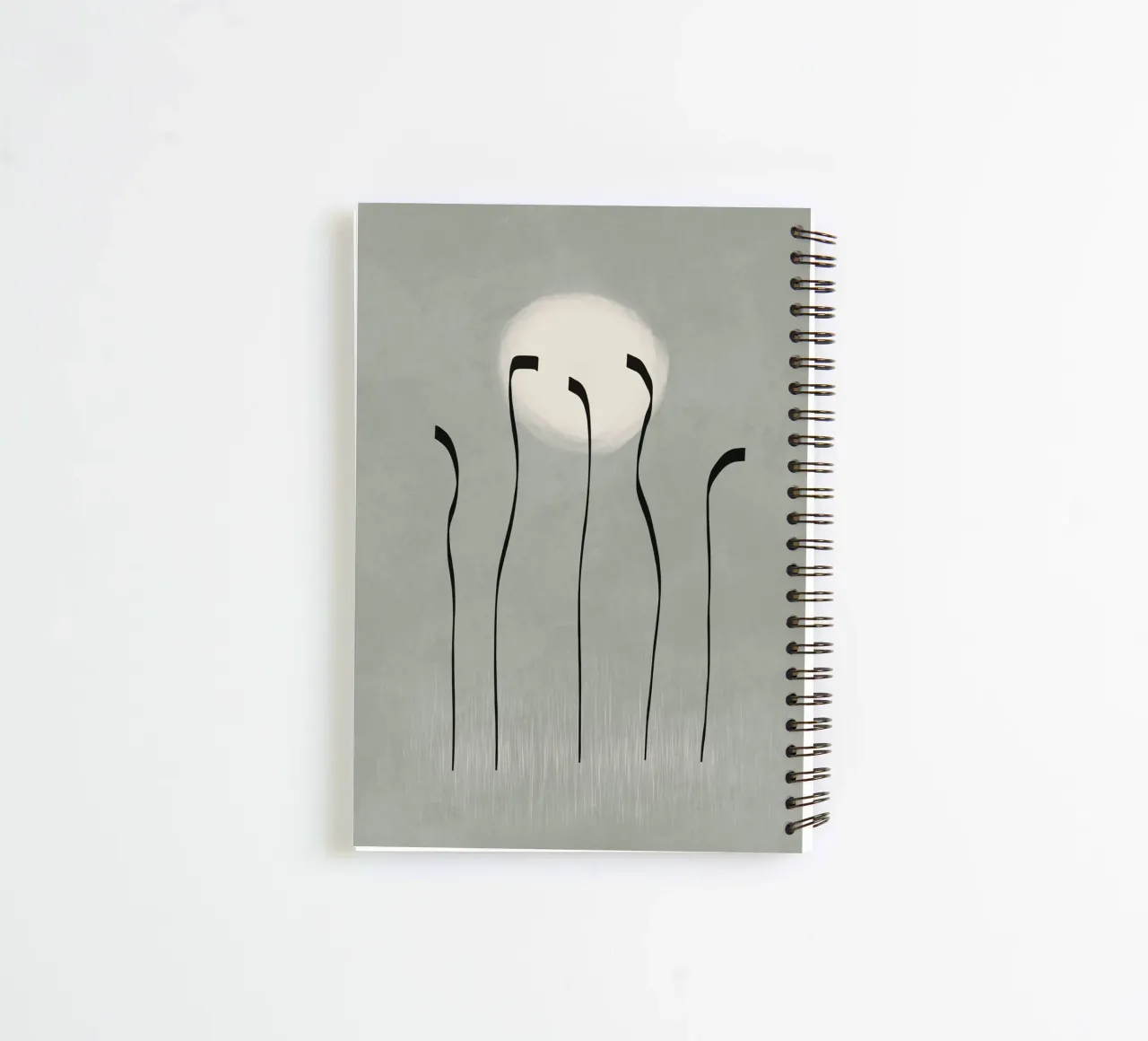 Dancing in the moonlight in sage green diario ad anelli da Imaginative