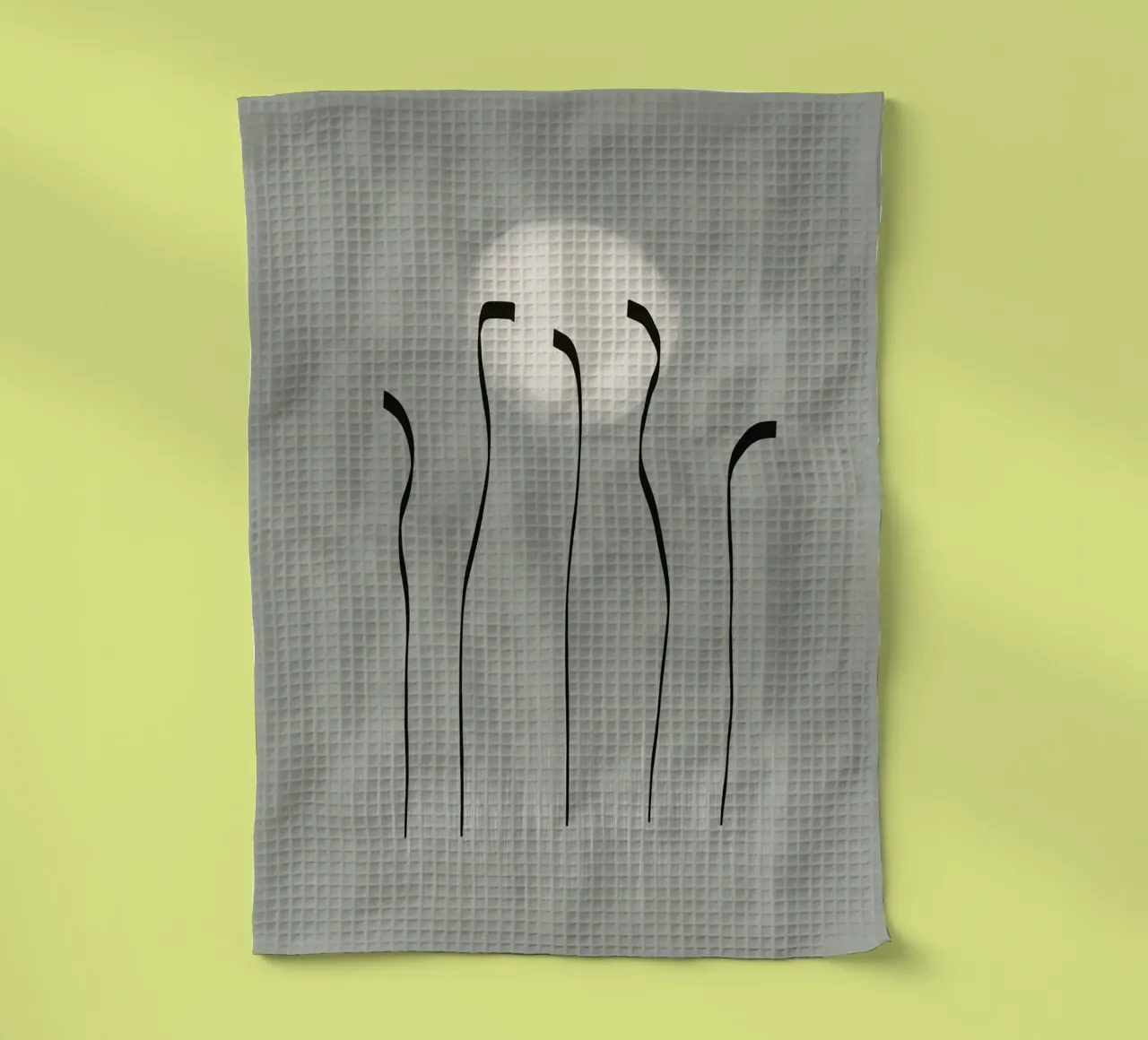 Dancing in the moonlight in sage green canovaccio da cucina da Imaginative