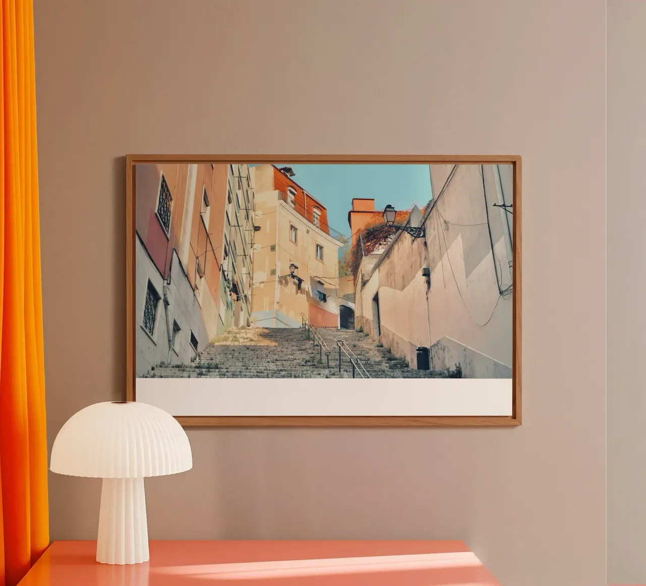 Lisbon Street Scape forex plate by KISSA STUDIO