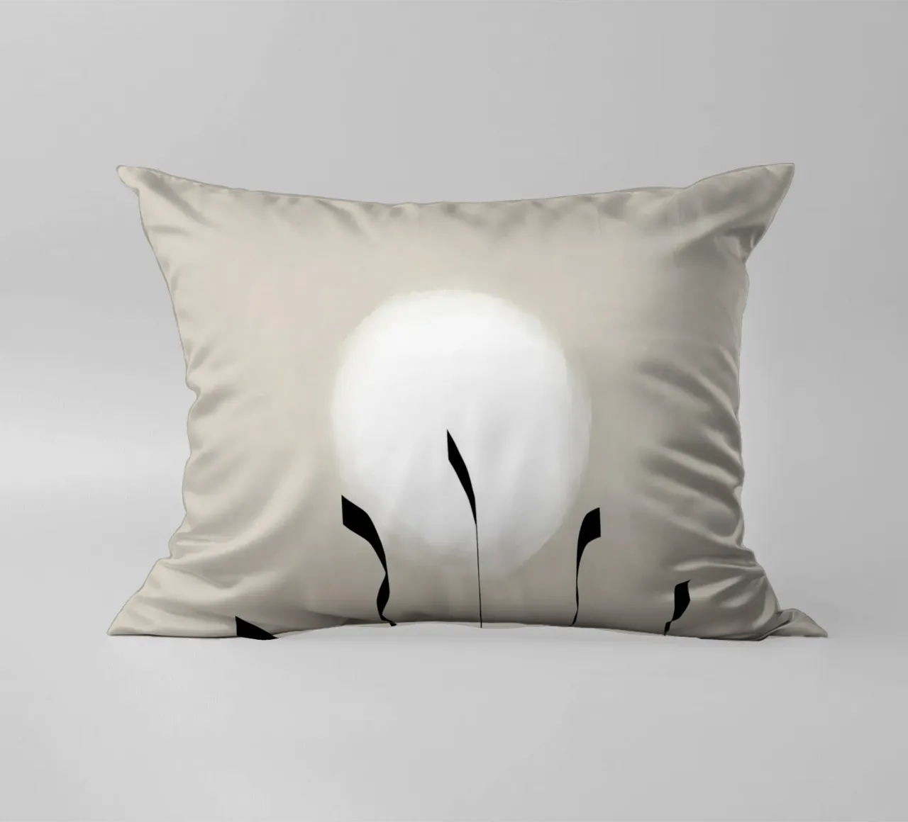 Dancing in the moonlight in beige cuscino da Imaginative