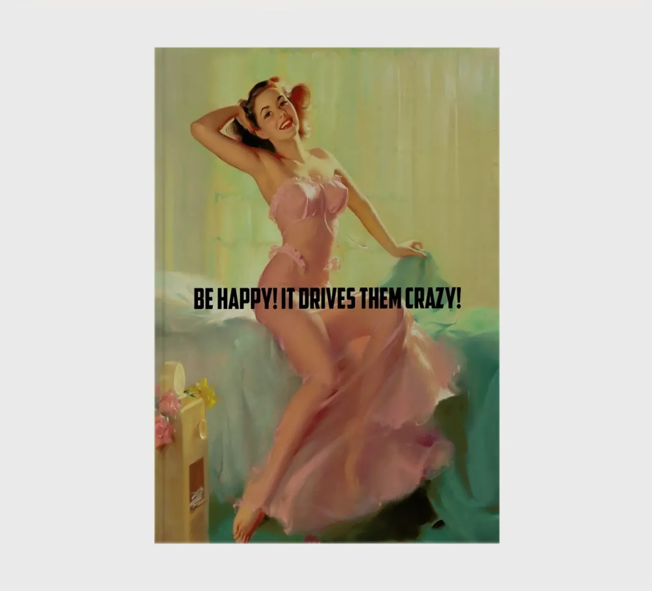 Be Happy! notitieboek van Gallery Print and Art Limited