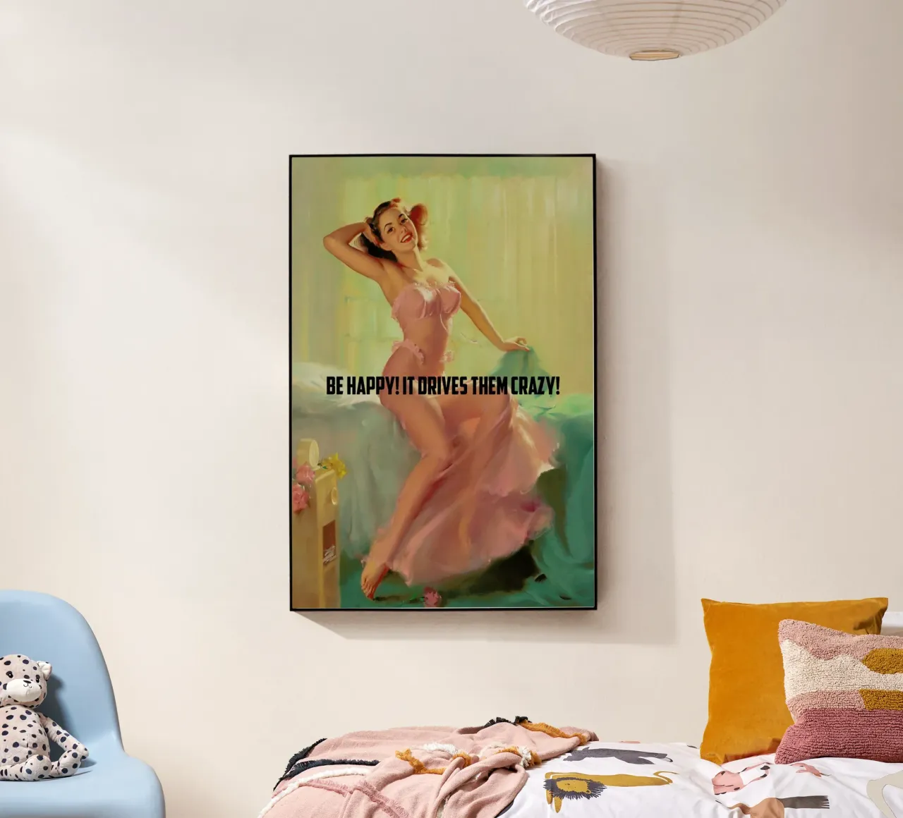 Be Happy! plexiglass da Gallery Print and Art Limited