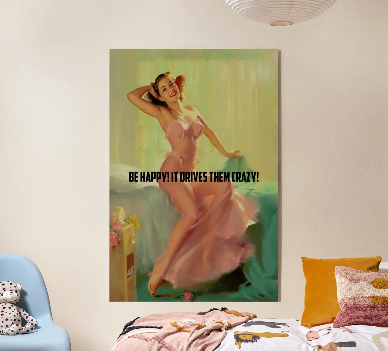 Be Happy! plexiglass da Gallery Print and Art Limited