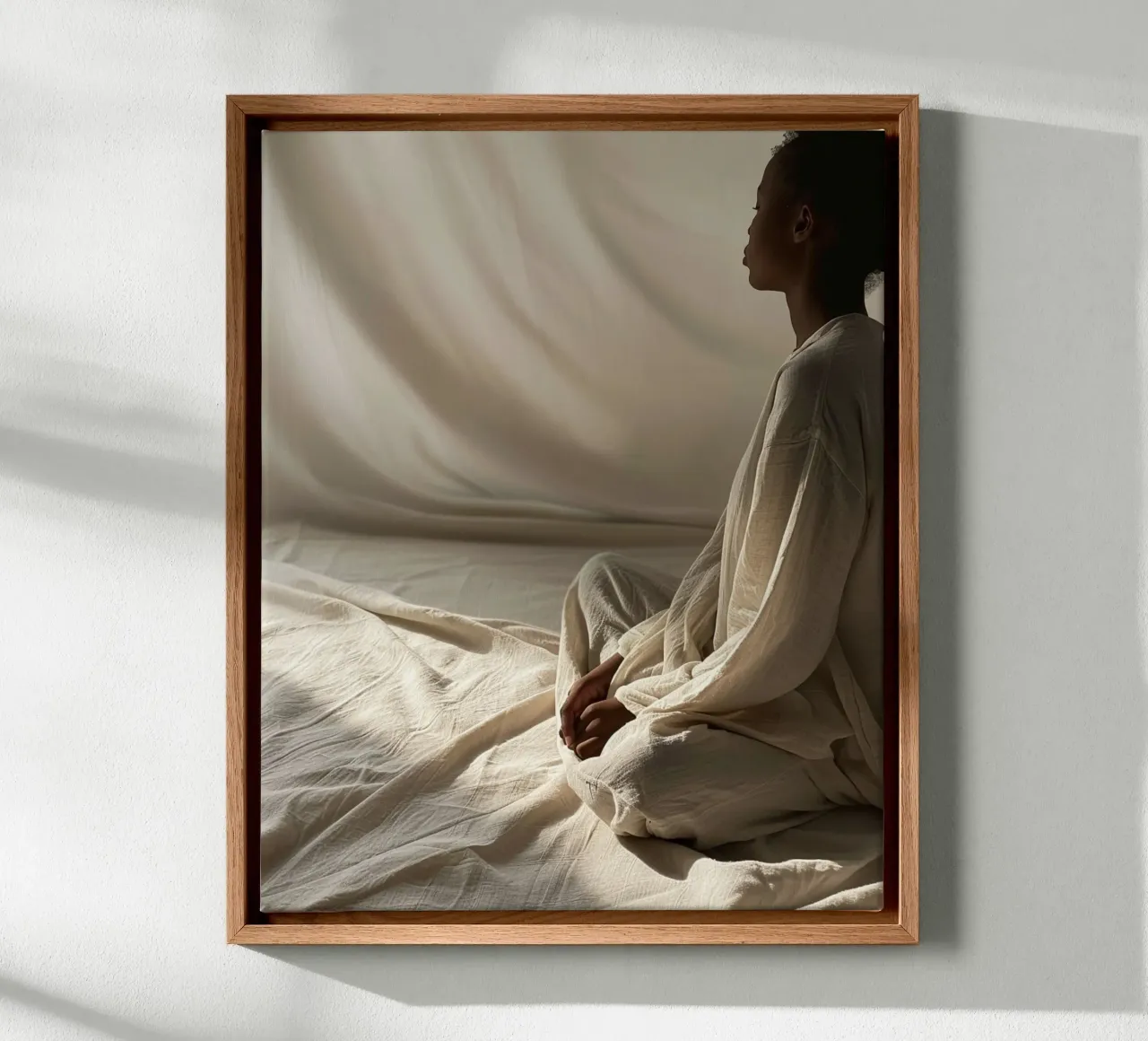 Holistic Presence canvas with Floater frame by PhotoVibe Decor