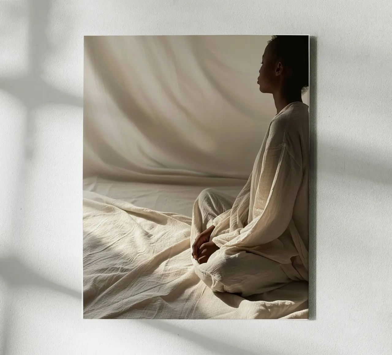 Holistic Presence canvas with Floater frame by PhotoVibe Decor