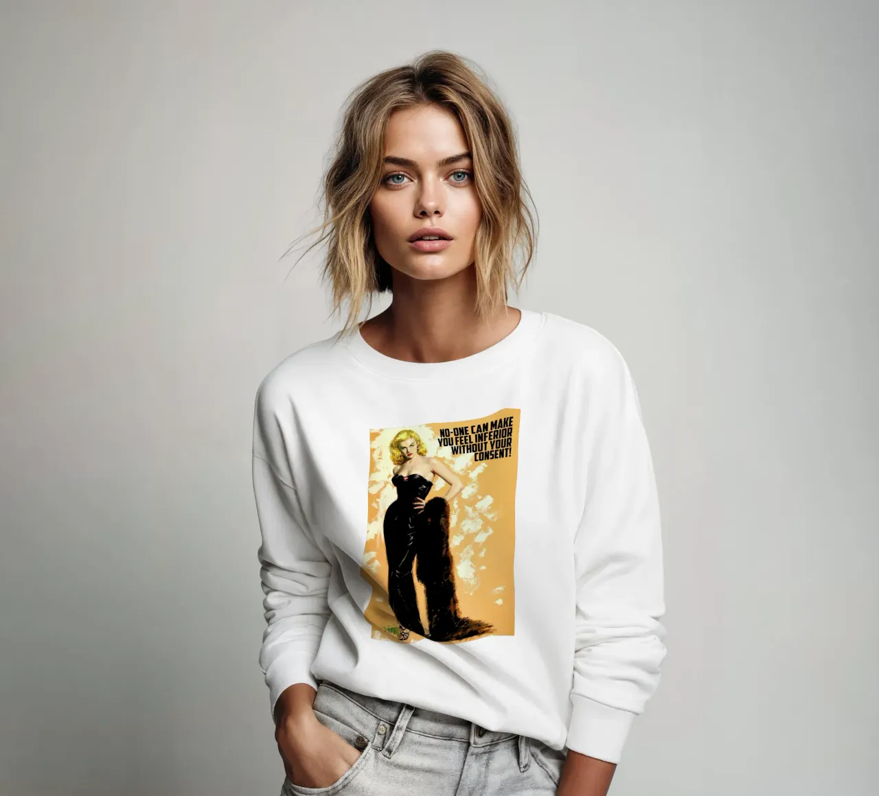 No One Can Make You Feel felpa da Gallery Print and Art Limited