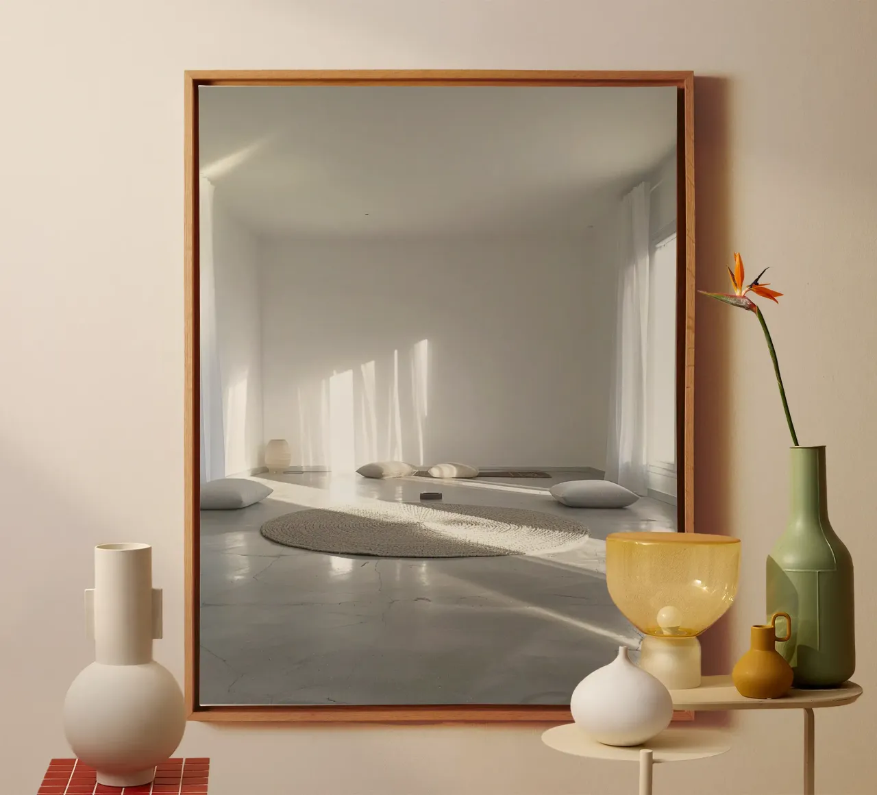 Holistic Presence canvas with Floater frame by PhotoVibe Decor