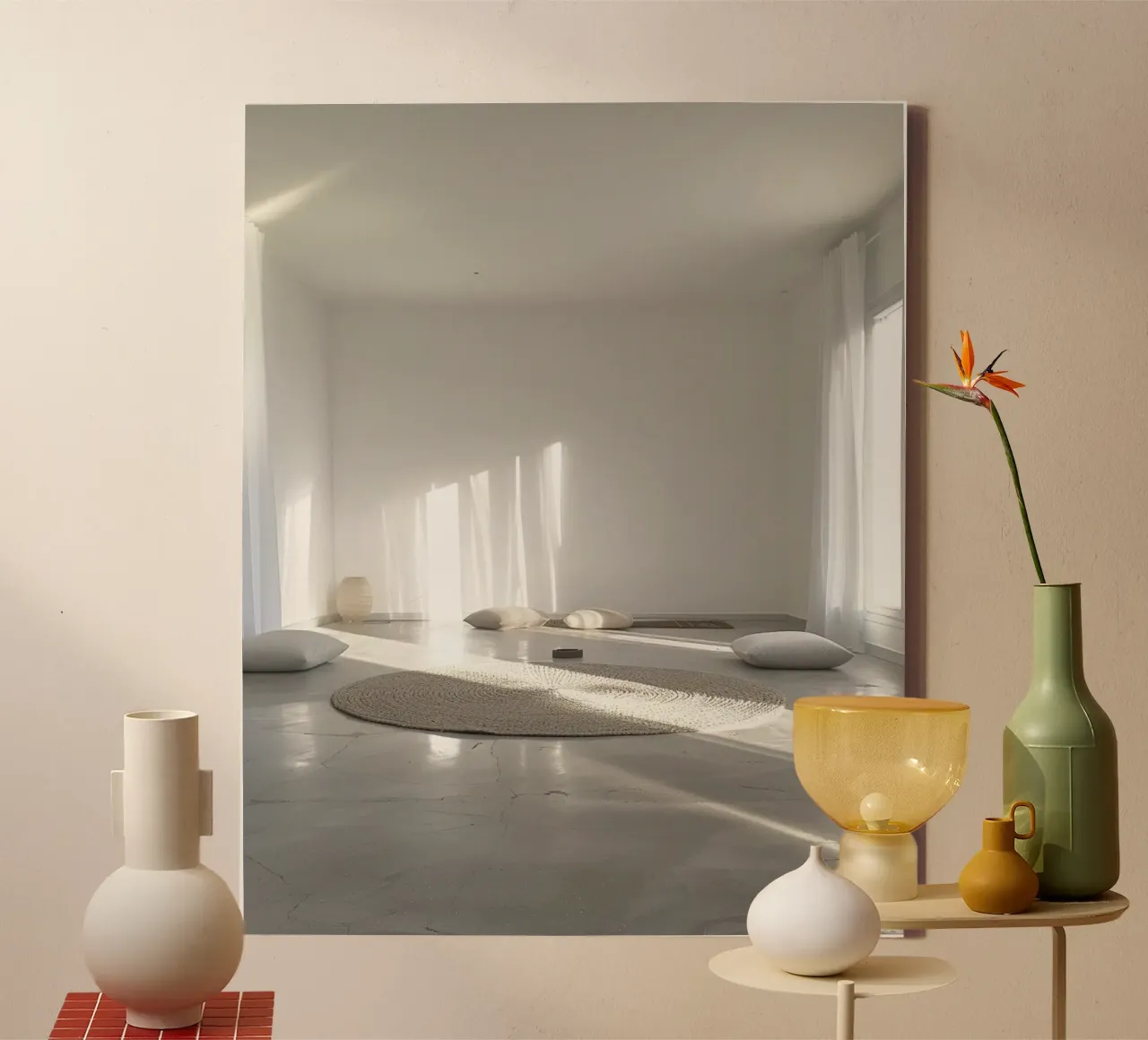 Holistic Presence canvas with Floater frame by PhotoVibe Decor