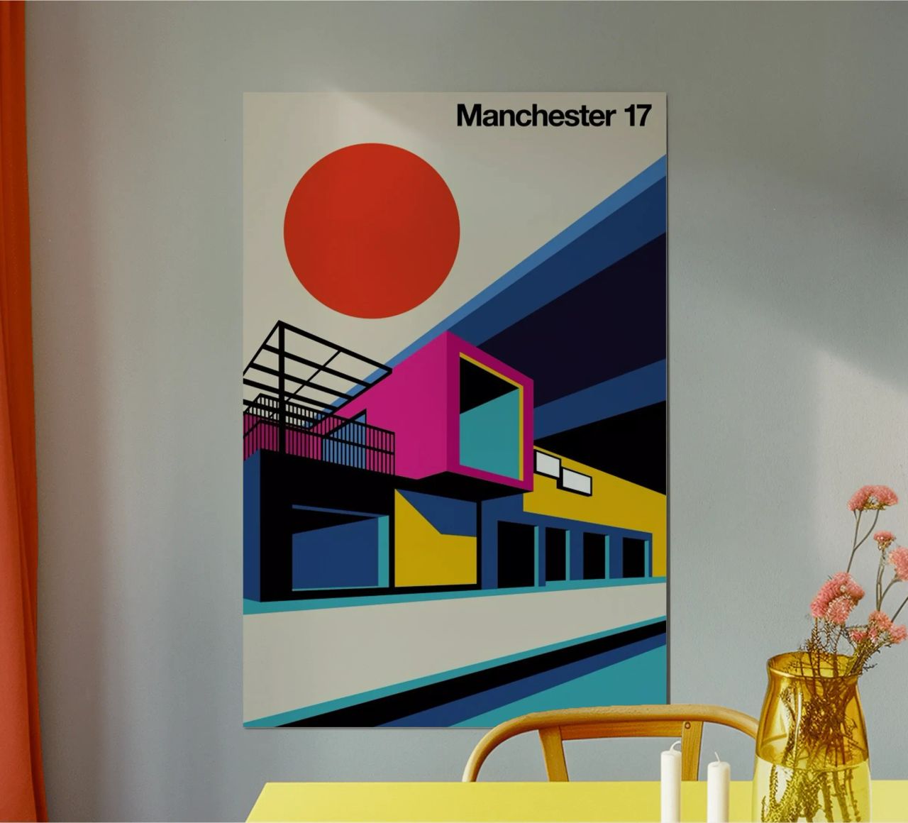 Manchester 17 poster de Bo Lundberg