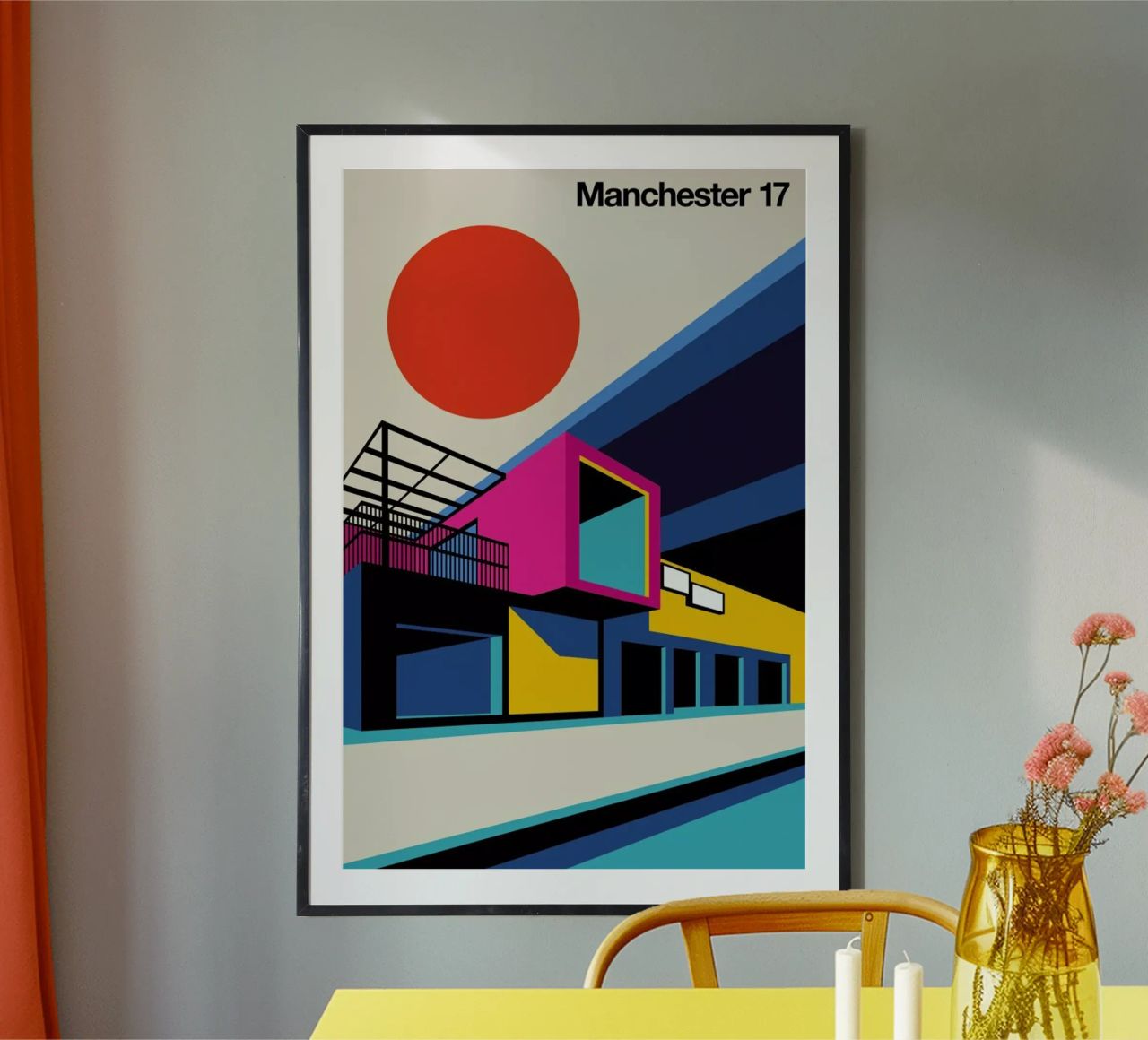 Manchester 17 poster de Bo Lundberg