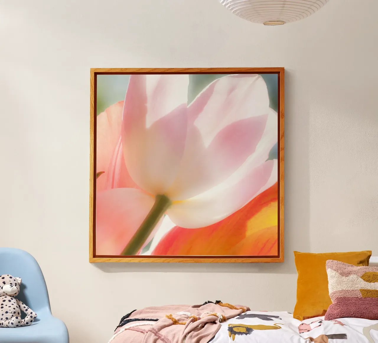 Tulipani macro plexiglass da PhotoVibe Decor