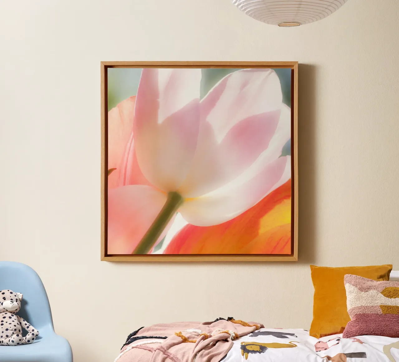 Macro Tulips canvas by PhotoVibe Decor