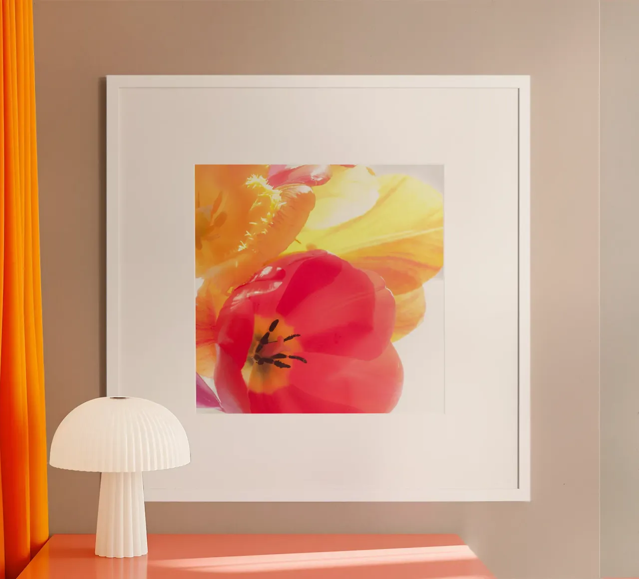 Tulipani macro carta hahnemühle da PhotoVibe Decor