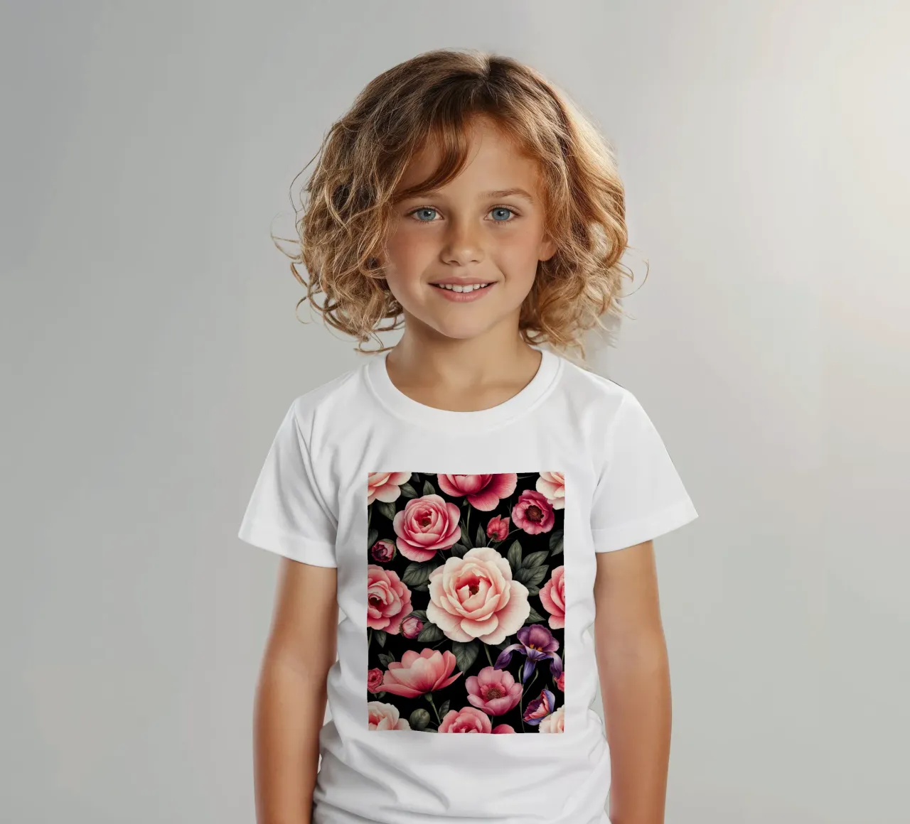 Blooming Night Garden kids t-shirt by Artistic-shop
