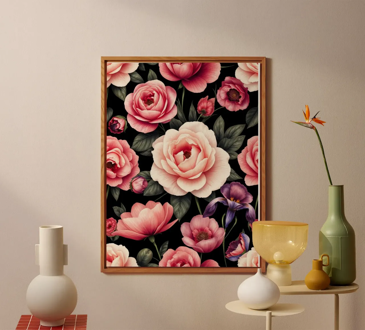 Giardino notturno in fiore alluminio dibond da Artistic-shop
